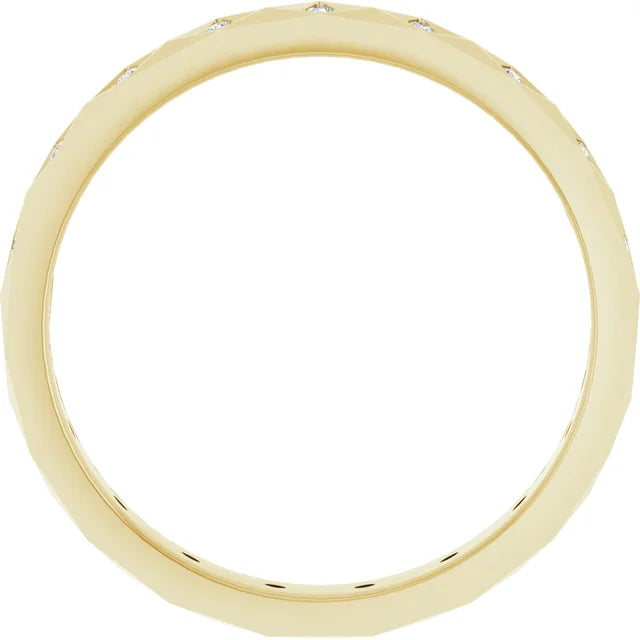 14K Diamond Eternity Ring (1MM)