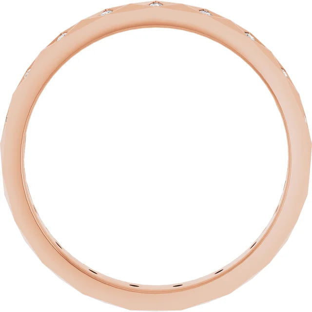 14K Diamond Eternity Ring (1MM)