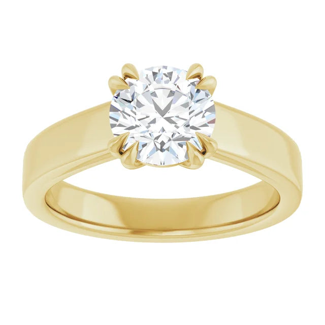 Bold brilliance: 14K Gold Lab-Grown Diamond 1.09 CTW Engagement Ring