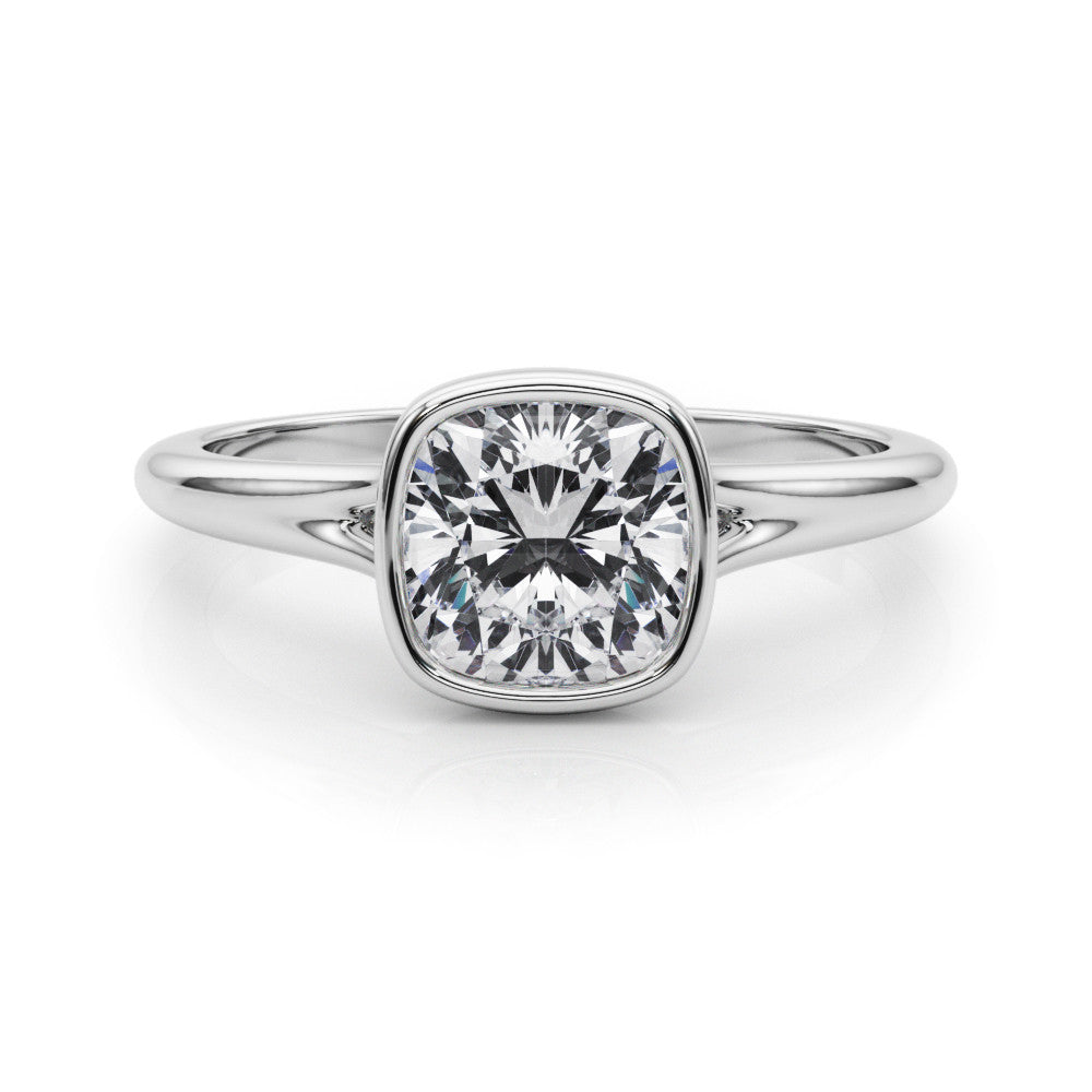 14K Gold Lab-Grown Diamond Cushion [2.01ctw] Engagement Ring