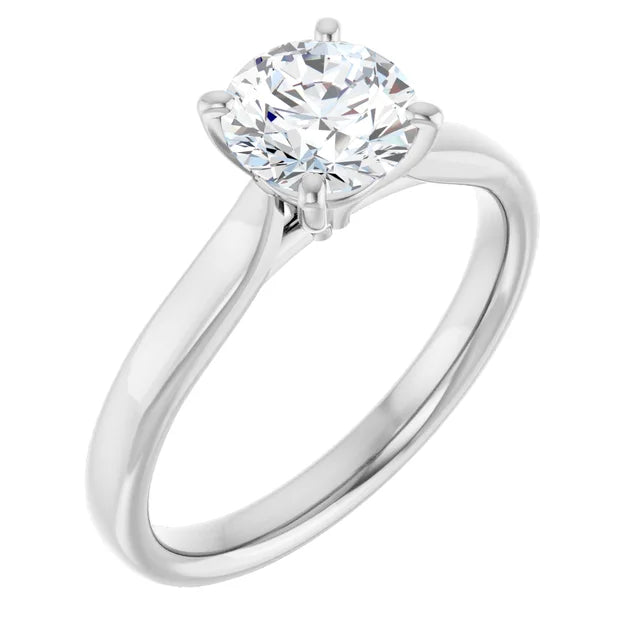 Signature: 14K Gold Lab-Grown Diamond 1 CTW Solitaire Engagement Ring