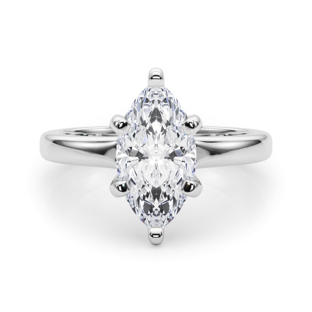 14K Gold Lab-Grown Diamond Marquise [1.11ctw] Engagement Ring
