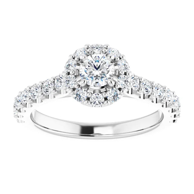 The Ariella: 14K Gold Lab-Grown Diamond 1.39 CTW Engagement Ring