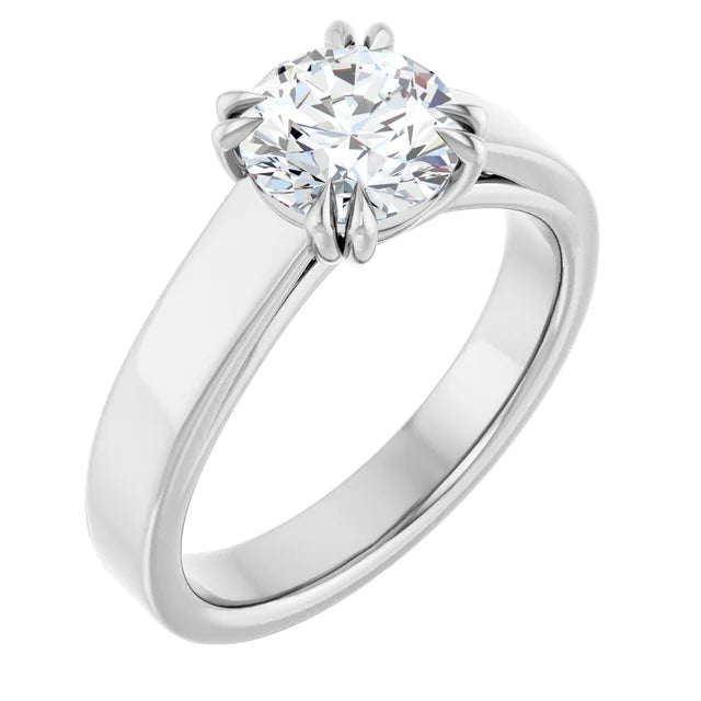 14K Gold Lab-Grown Diamond 1.09 CTW Engagement Ring