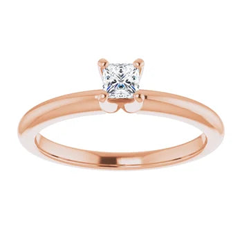 14K Gold Lab-Grown Diamond 0.20ctw VS/F+ Engagement Ring