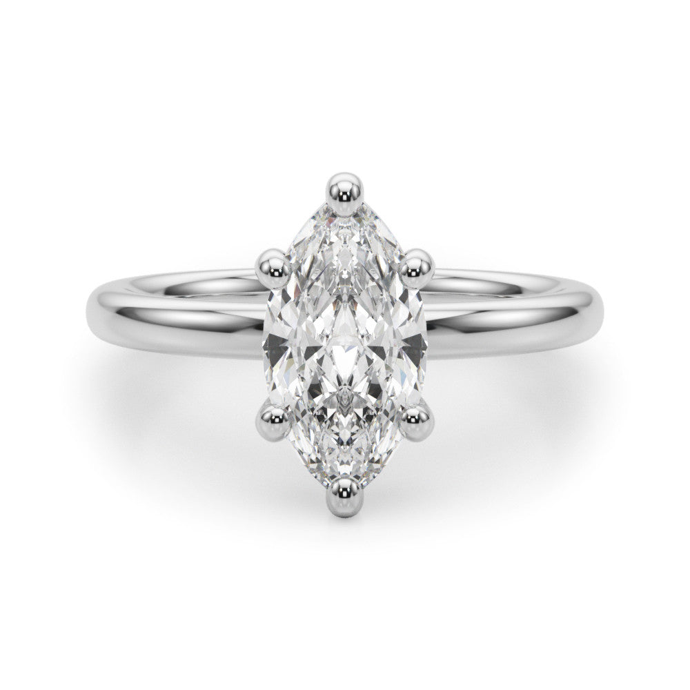 14K Gold Lab-Grown Diamond Marquise [0.39ctw] Engagement Ring