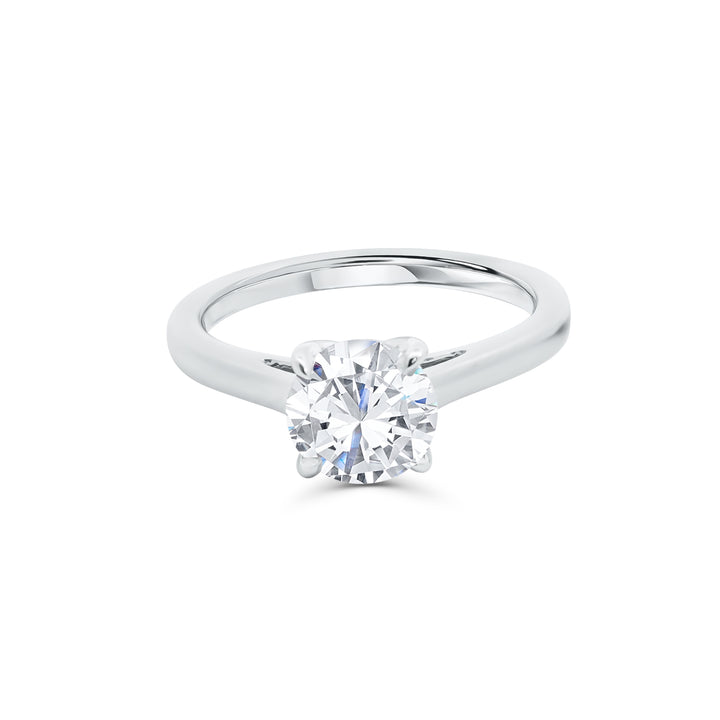 14K Gold 1.55CT Round Solitaire Diamond Engagement Ring