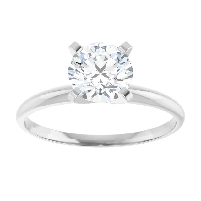 The Ultra-Light Weight : 14K Gold Lab-Grown Diamond 1 CTW Engagement Ring