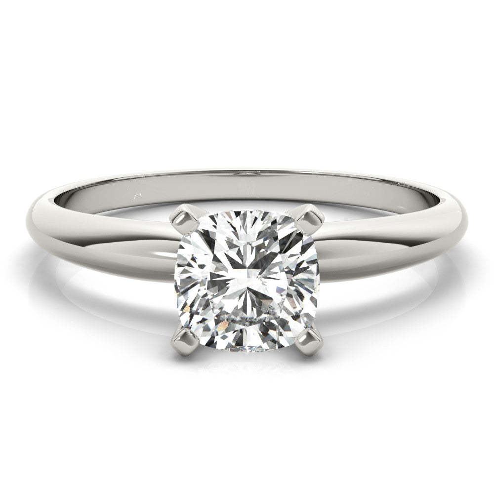 14K Gold Lab-Grown Diamond Cushion [0.42ctw] Engagement Ring