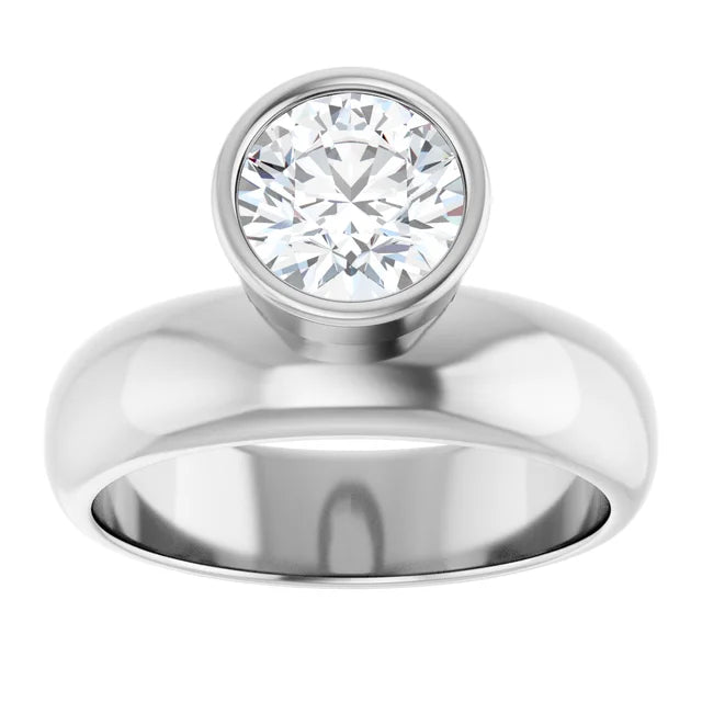 14K Gold Lab-Grown Diamond 1.09 CTW Engagement Ring