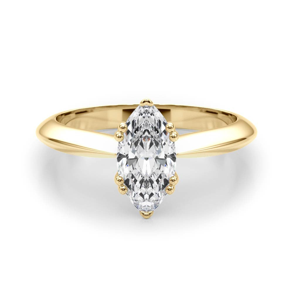 14K Gold Lab-Grown Diamond Marquise [1.01ctw] Engagement Ring