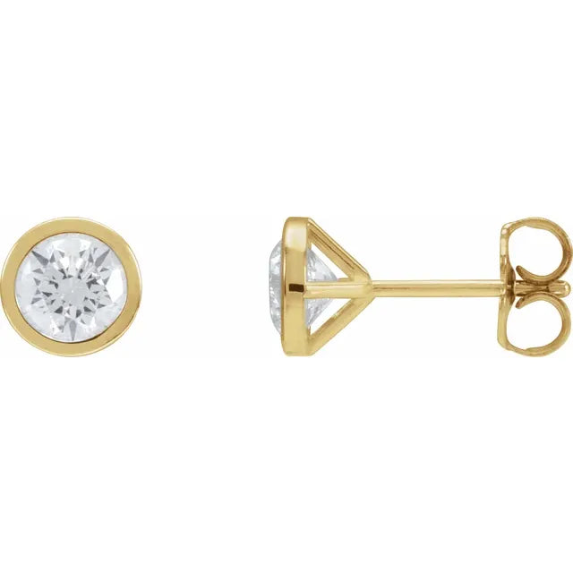 14K Gold 3/4 CTW Lab-Grown Diamond Cocktail-Style Earrings