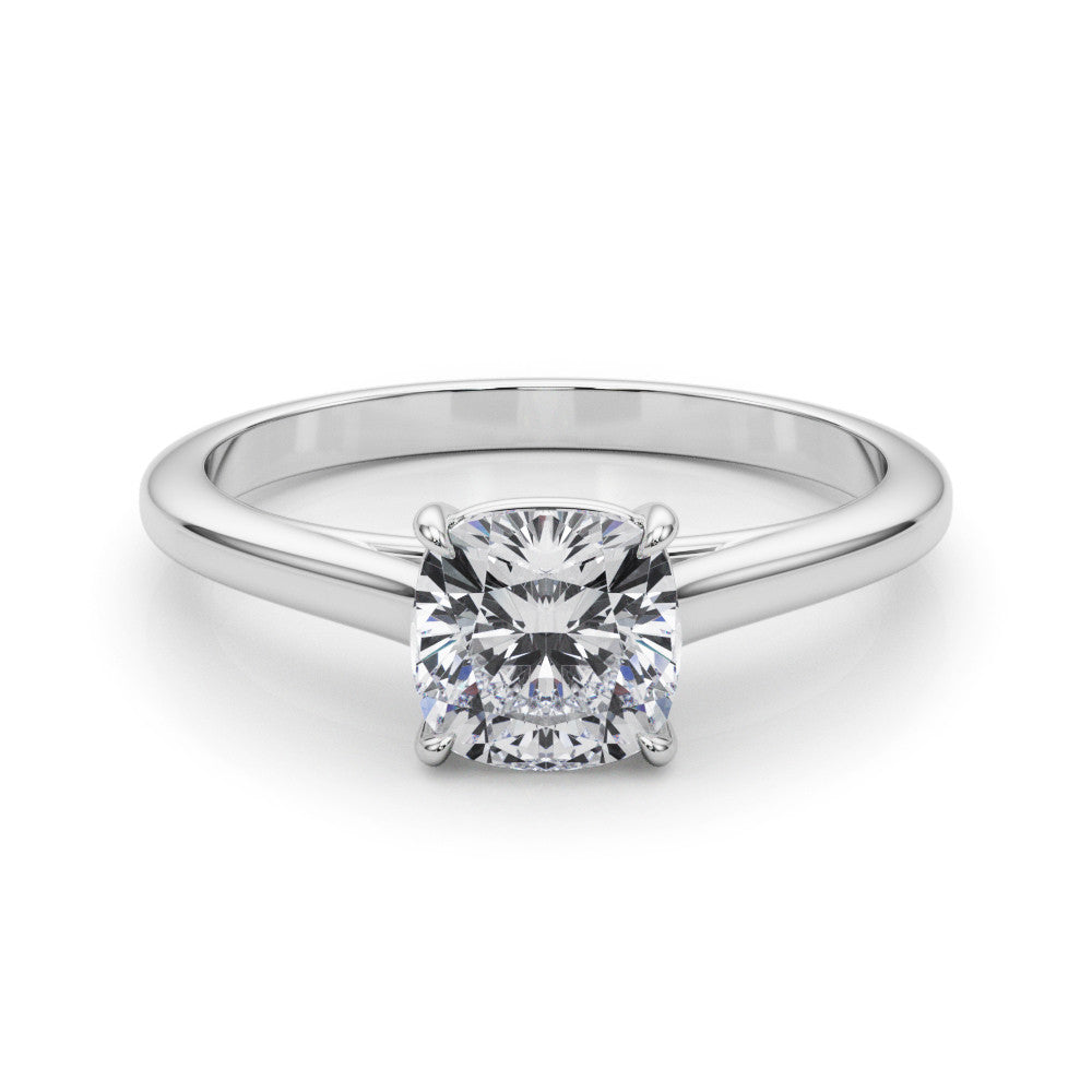 14K Gold Lab-Grown Diamond Cushion [0.73ctw] Engagement Ring