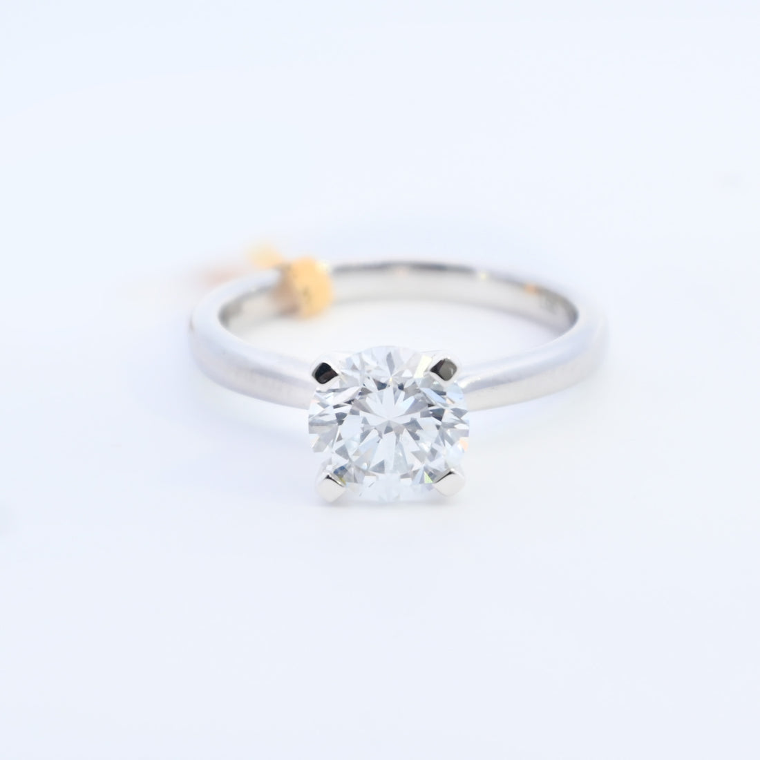 14K Gold 1.50 CT Lab Grown Round Cut Solitaire Diamond Engagement Ring