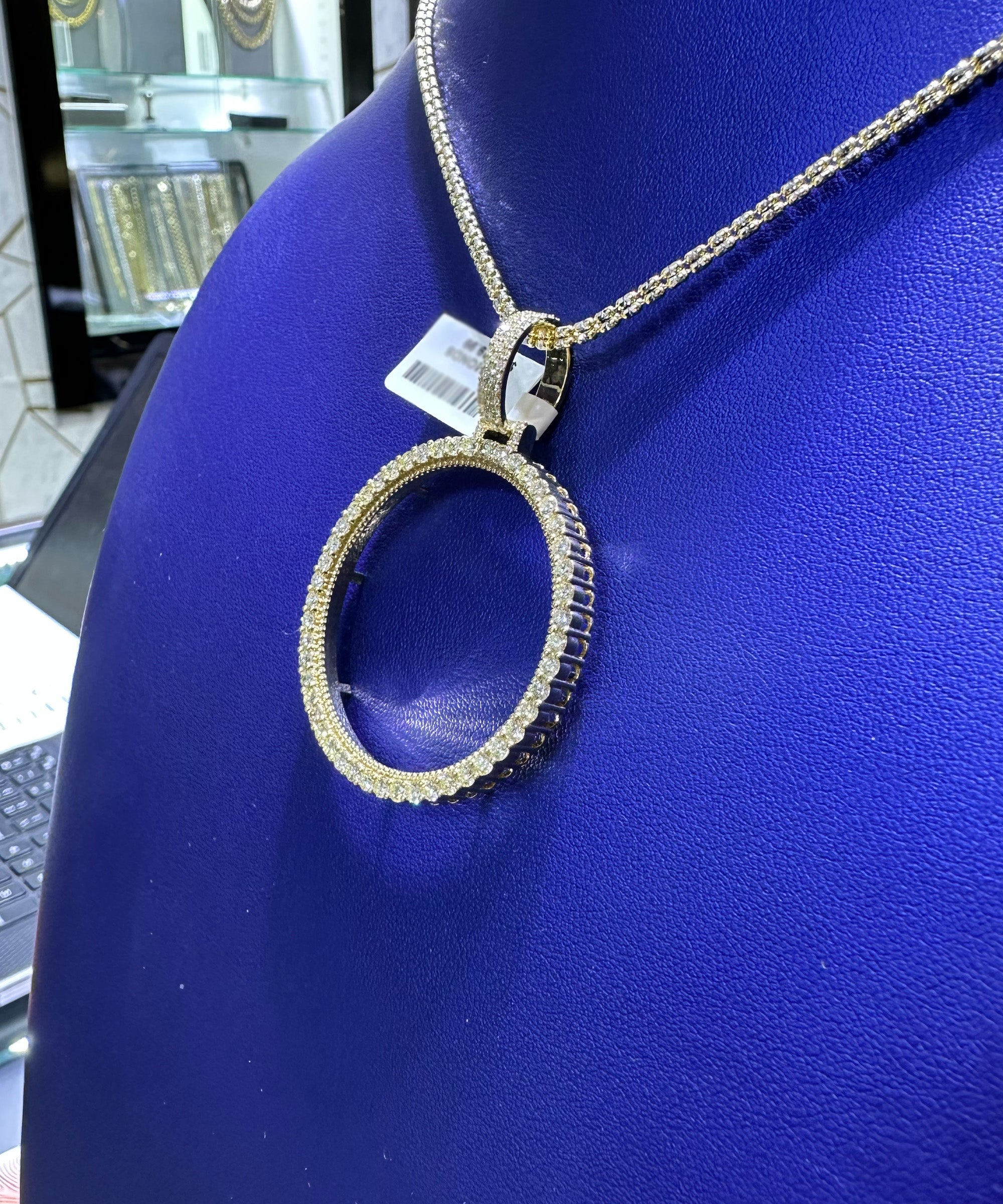 3.00ctw Natural Diamond Memory Charm Pendant in 10K Gold