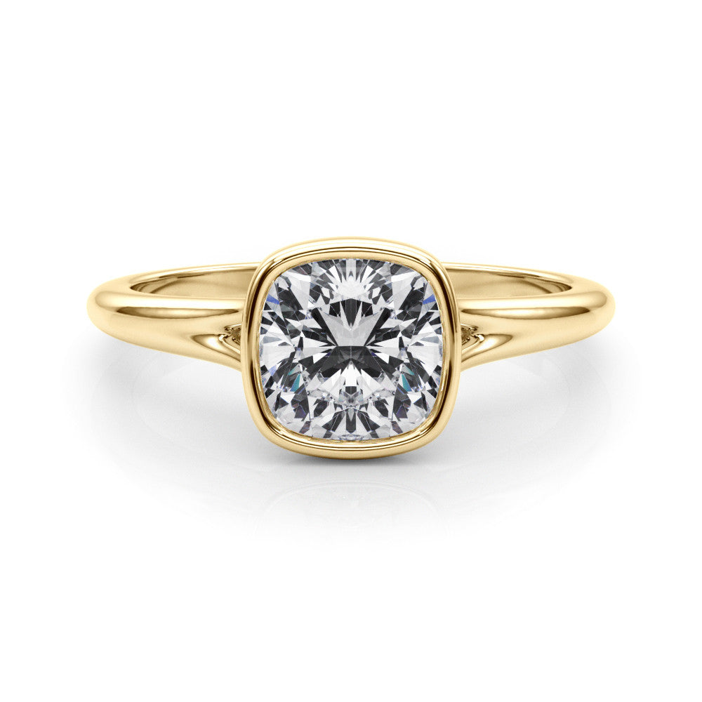 14K Gold Lab-Grown Diamond Cushion [2.01ctw] Engagement Ring