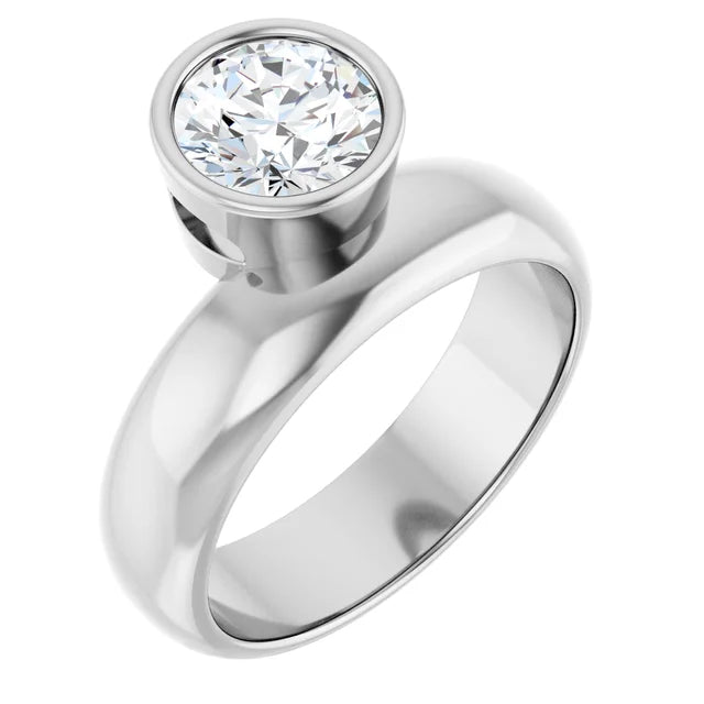 14K Gold Lab-Grown Diamond 1.09 CTW Engagement Ring