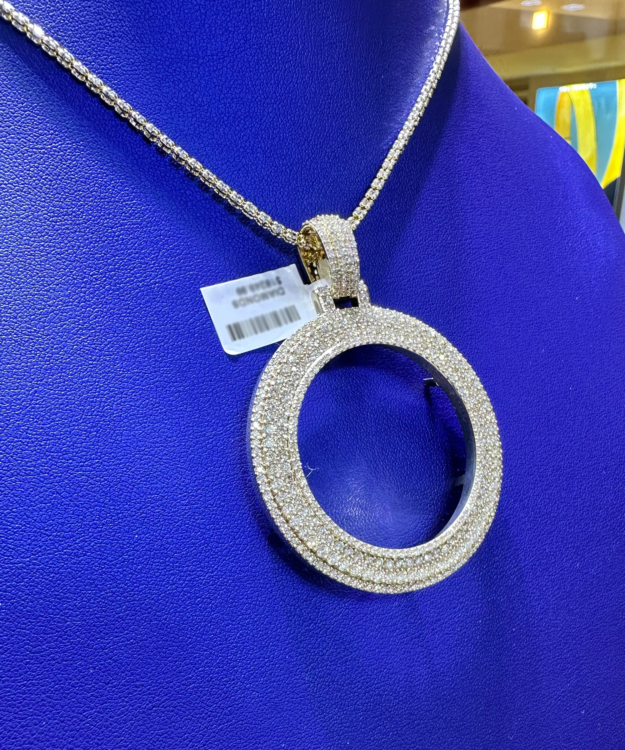 6.50ctw Natural Diamond Memory Charm Pendant in 10K Gold