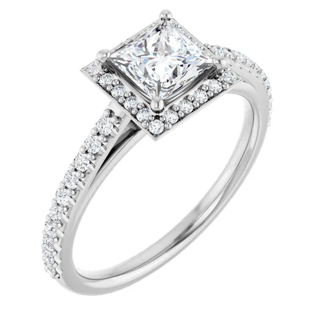 The Aria: 14K Gold Lab-Grown Diamond Engagement Ring