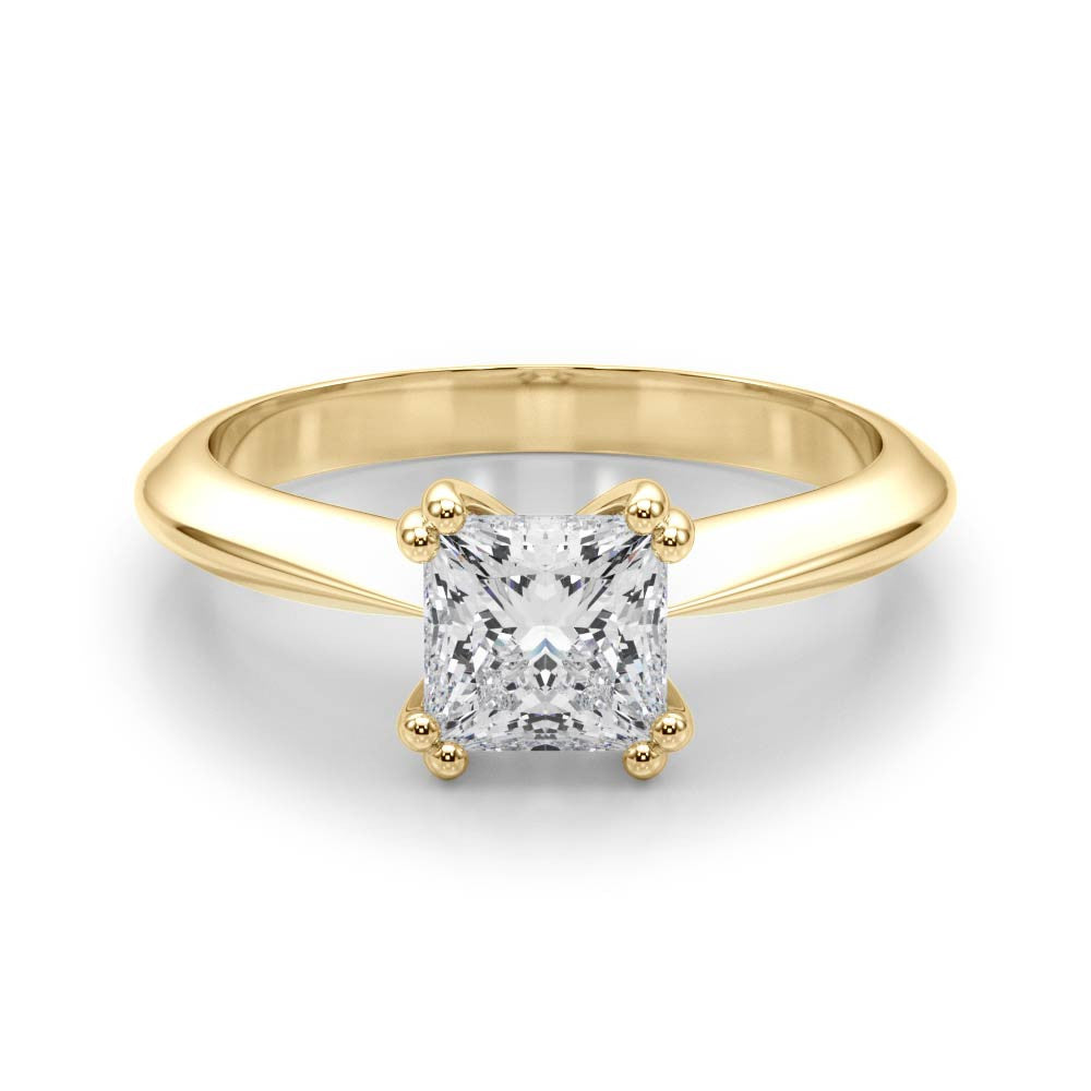 14K Gold Lab-Grown Diamond Cushion [0.50ctw] Engagement Ring