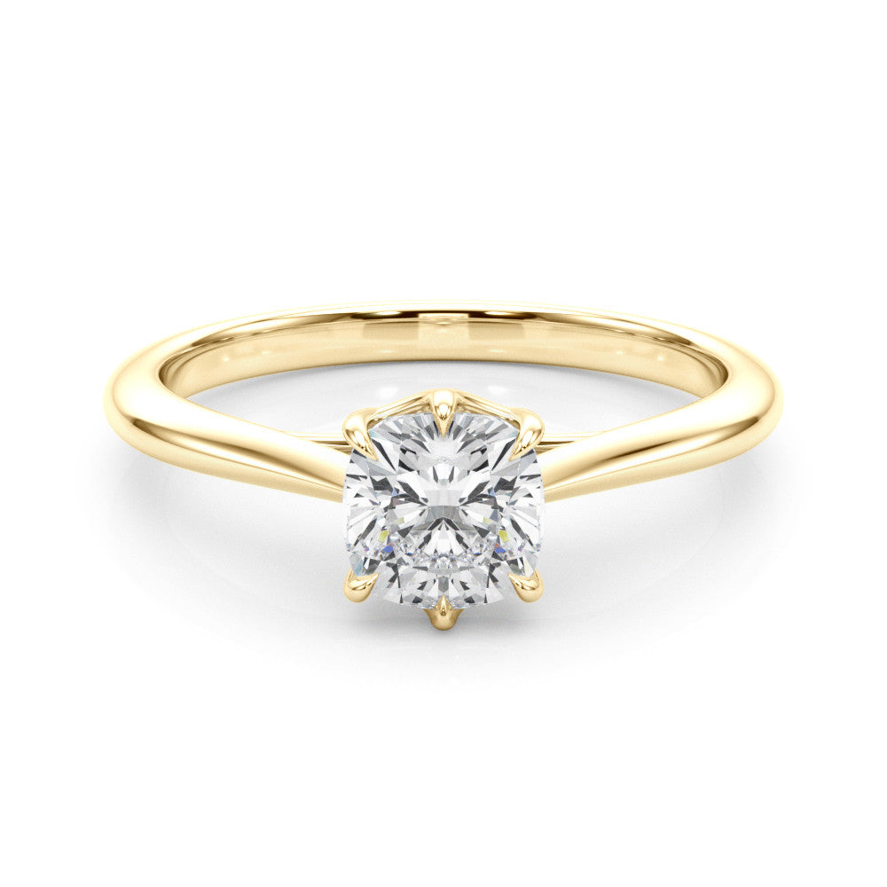 14K Gold Lab-Grown Diamond Cushion [0.36ctw] Engagement Ring