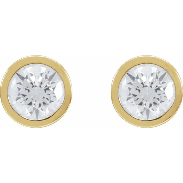 14K Gold 3/4 CTW Lab-Grown Diamond Cocktail-Style Earrings
