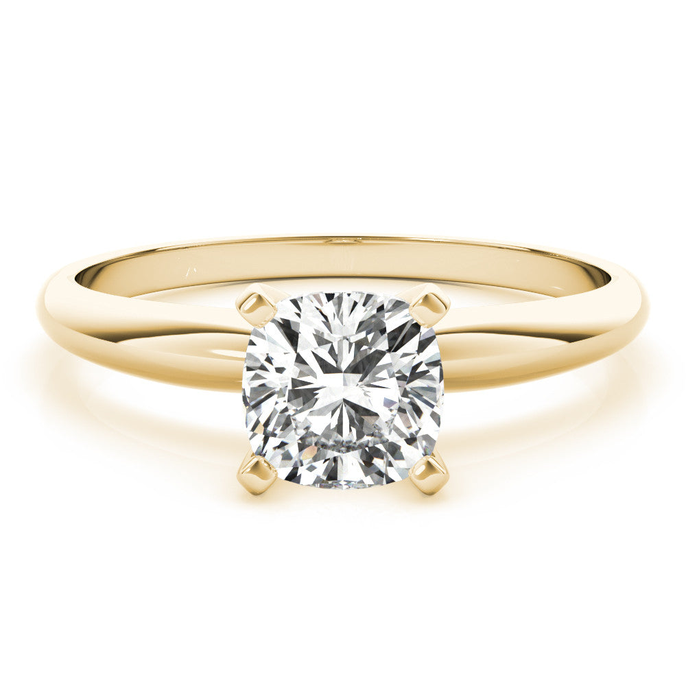 14K Gold Lab-Grown Diamond Cushion [0.42ctw] Engagement Ring