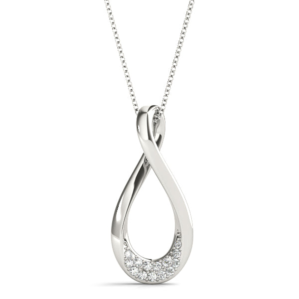 14K Gold Diamond Pendant