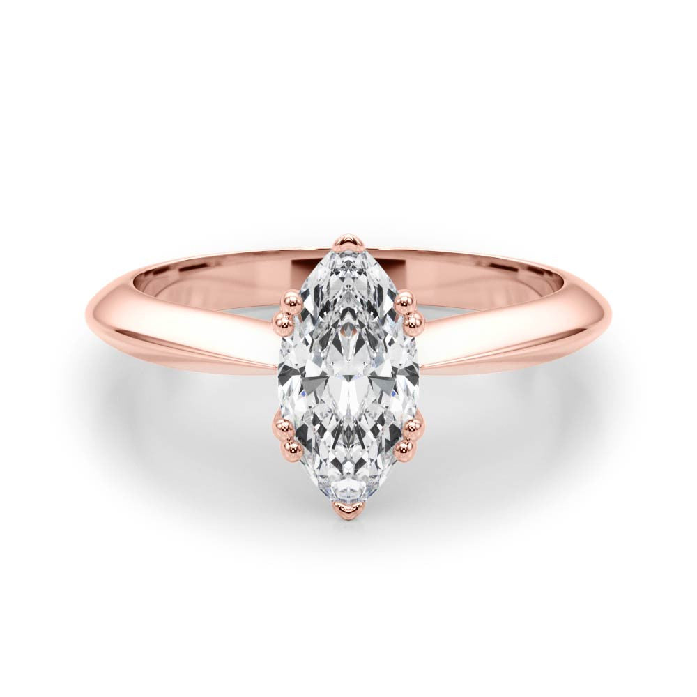 14K Gold Lab-Grown Diamond Marquise [1.01ctw] Engagement Ring
