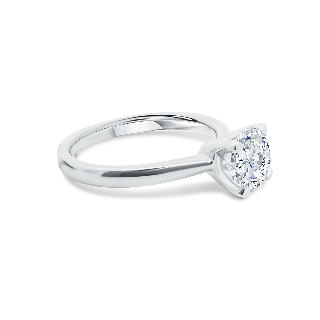 14K Gold 1.50CT Round Solitaire Diamond Engagement Ring