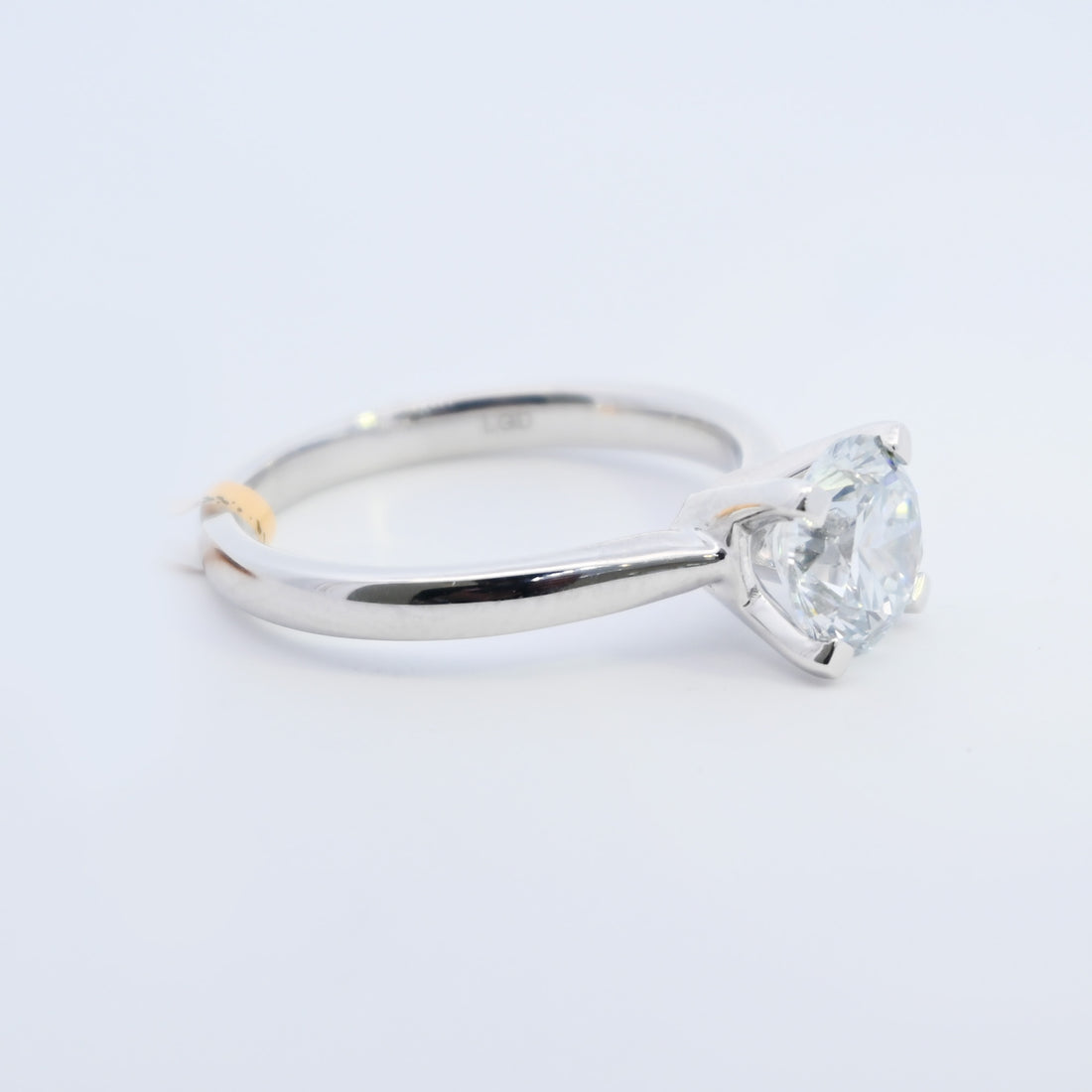 14K Gold 1.50 CT Lab Grown Round Cut Solitaire Diamond Engagement Ring