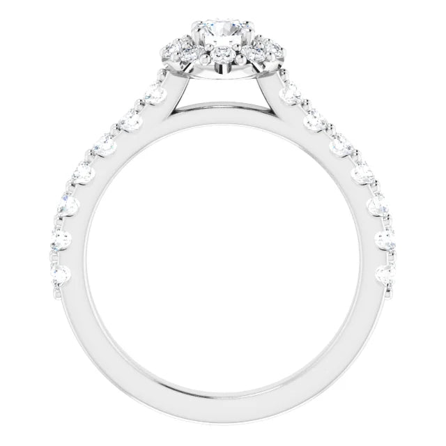 14K Gold Lab-Grown Diamond 1.39 CTW Engagement Ring