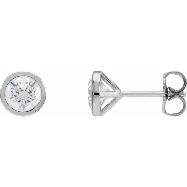 14K Gold 3/4 CTW Lab-Grown Diamond Cocktail-Style Earrings