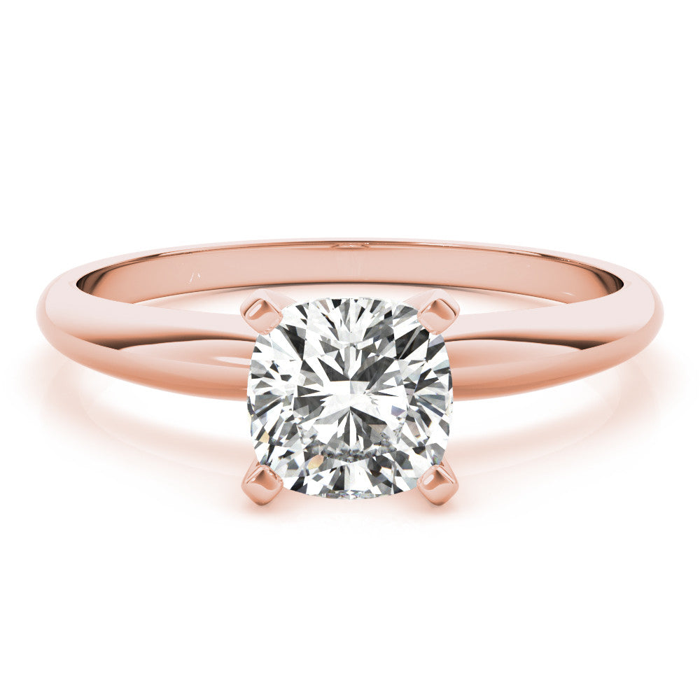 14K Gold Lab-Grown Diamond Cushion [0.42ctw] Engagement Ring