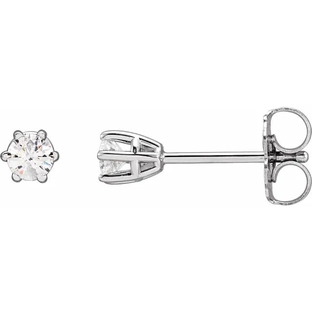 14K Gold 1/6 CTW Lab-Grown Diamond Earrings