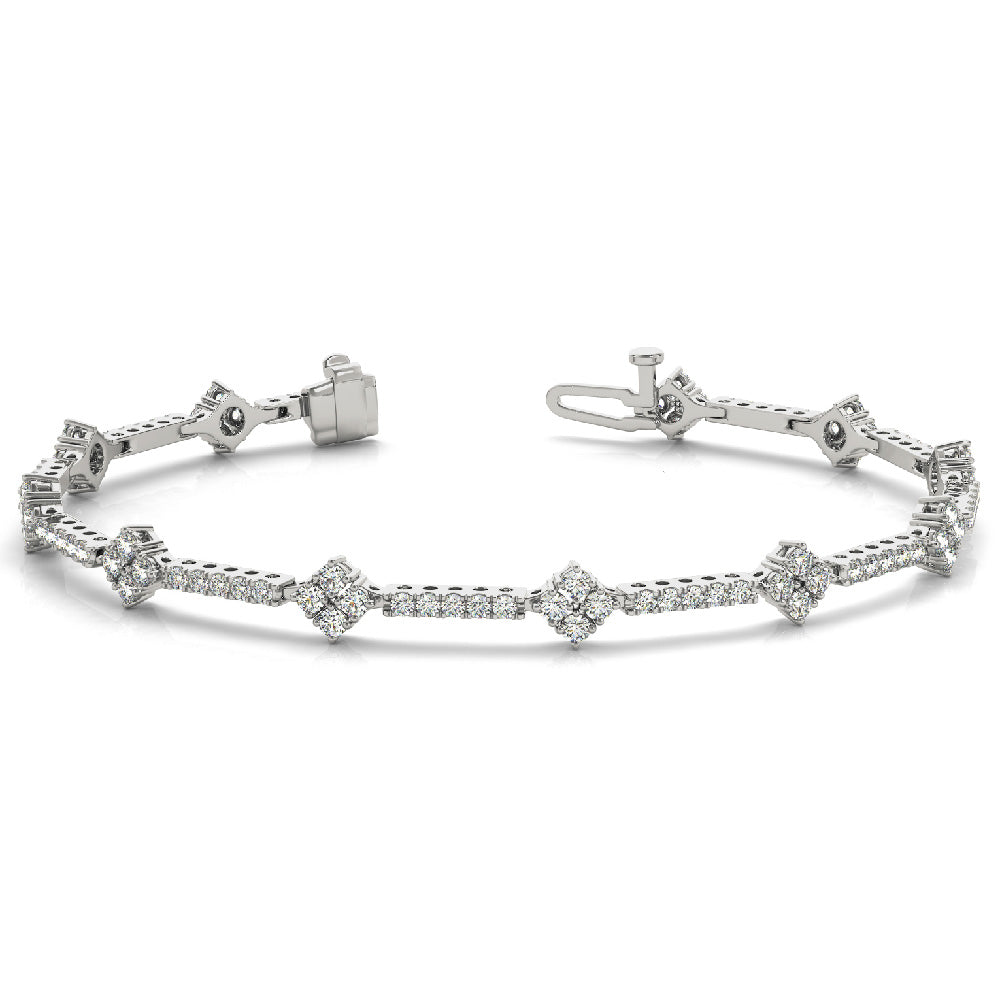 14K Diamond Tennis Bracelet