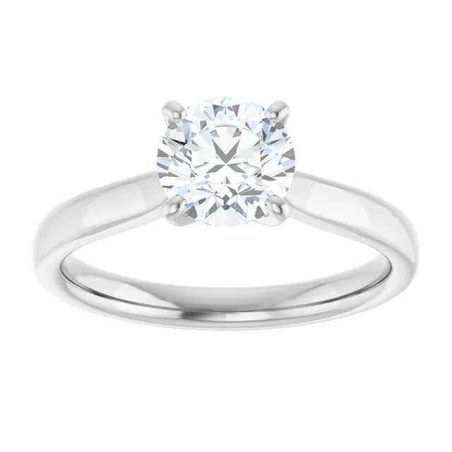 Signature: 14K Gold Lab-Grown Diamond 1 CTW Solitaire Engagement Ring