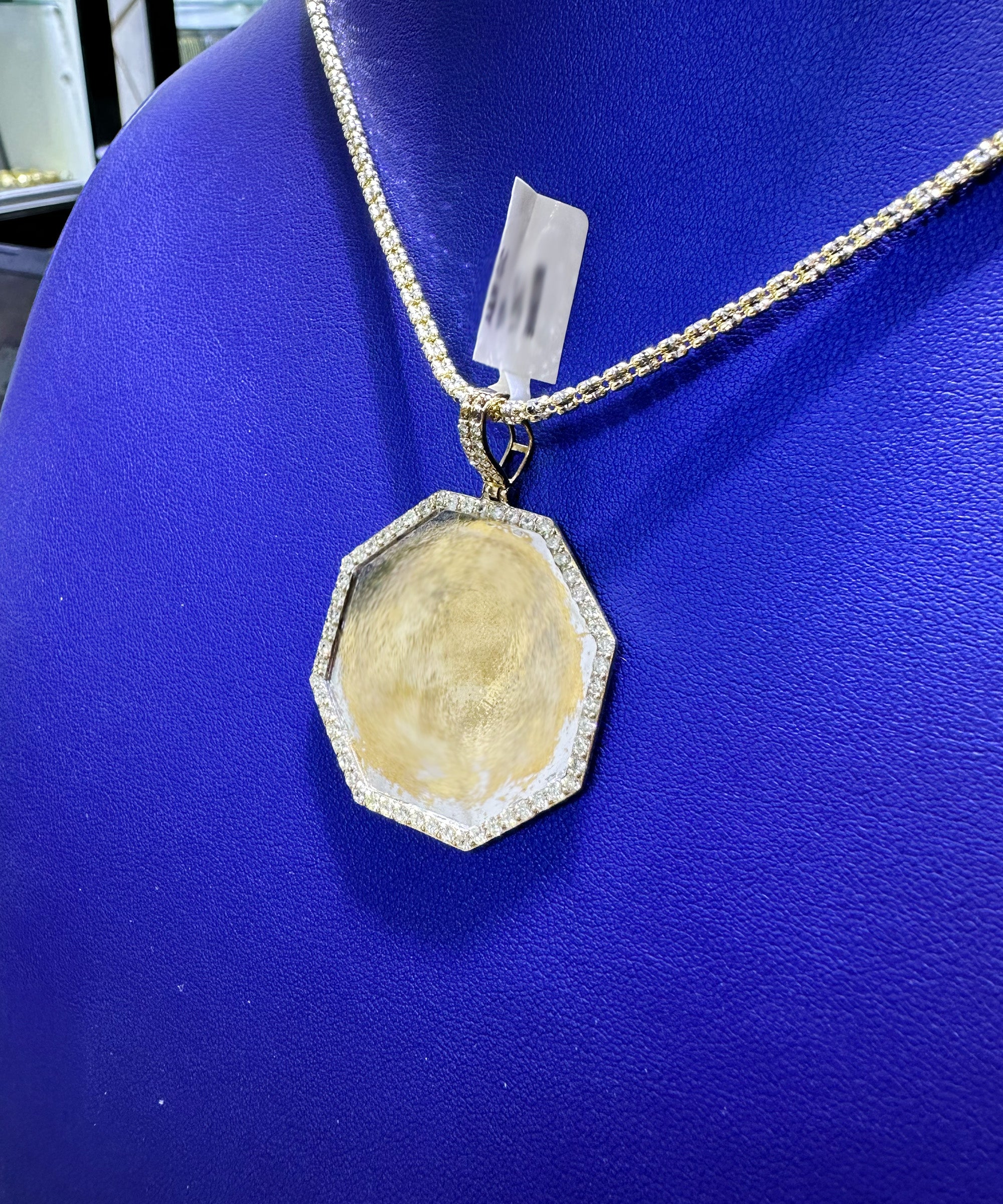 1.25ctw Natural Diamond Memory Charm Heart Pendant in 10K Gold