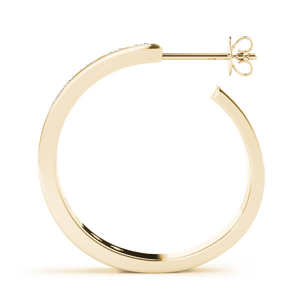 Classic - Diamond Hoop Earring in 14K Gold (0.96 ct. tw)