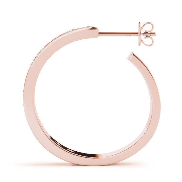Classic - Diamond Hoop Earring in 14K Gold (0.96 ct. tw)