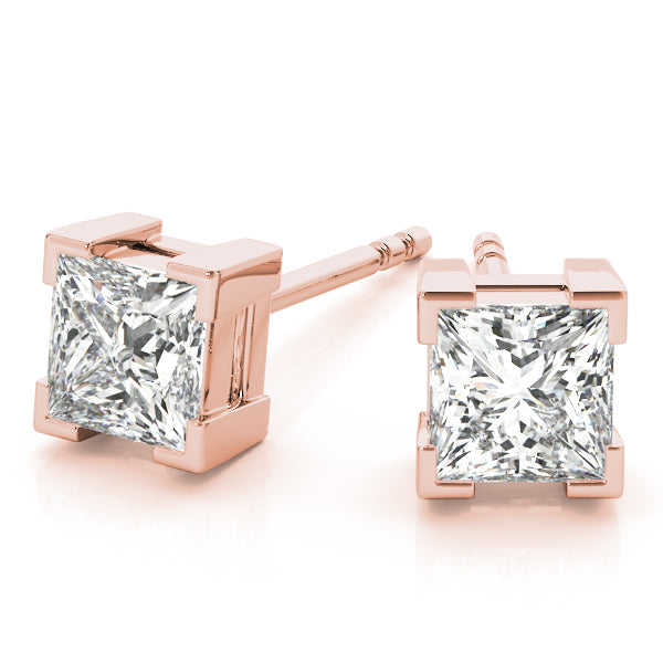 Single Stone Diamond Stud Earring