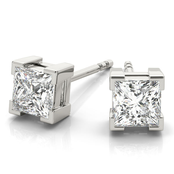 Single Stone Diamond Stud Earring