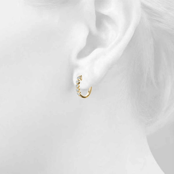 Standard - Hoop Earring in 14K Gold (1.00 ct. tw)