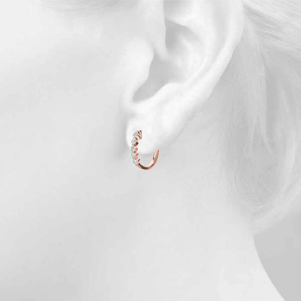 Standard - Hoop Earring in 14K Gold (1.00 ct. tw)