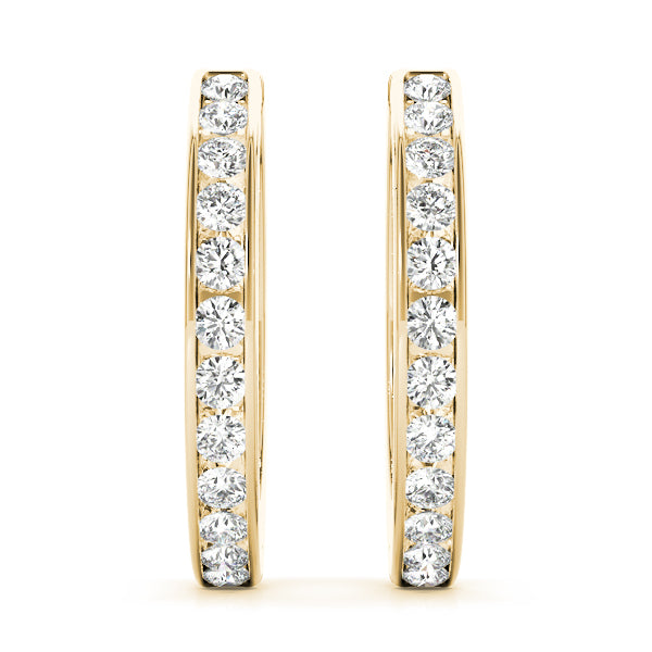 Standard - Diamond Hoop Earring in 14K Gold (0.96 ct. tw)