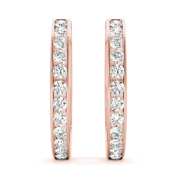 Standard - Diamond Hoop Earring in 14K Gold (0.96 ct. tw)