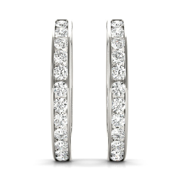 Standard - Diamond Hoop Earring in 14K Gold (0.96 ct. tw)