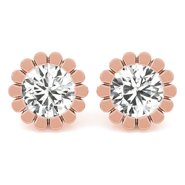 Flower Cut Stud Earring