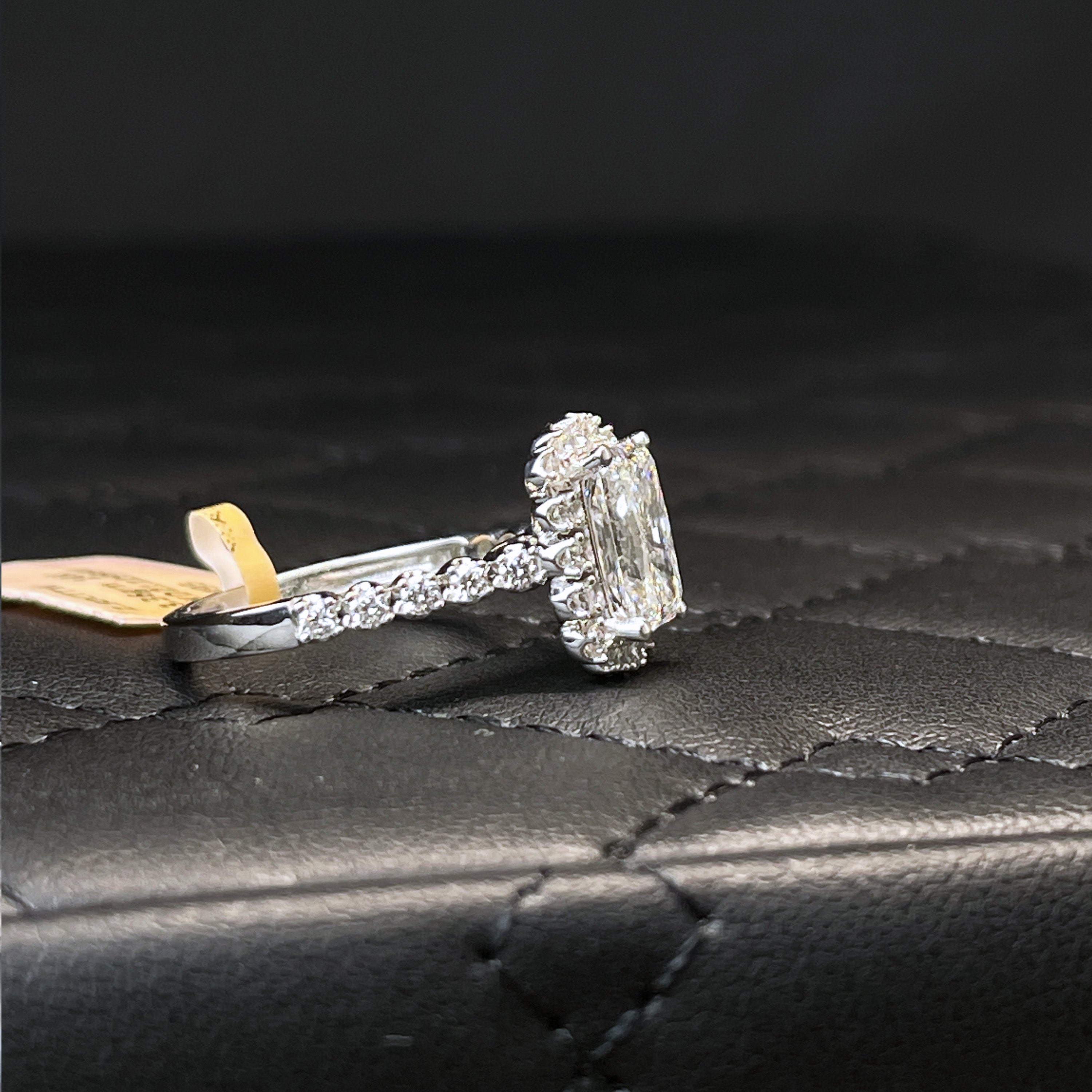 14K Gold 2.50CTW Radiant Cut Diamond Engagement Ring