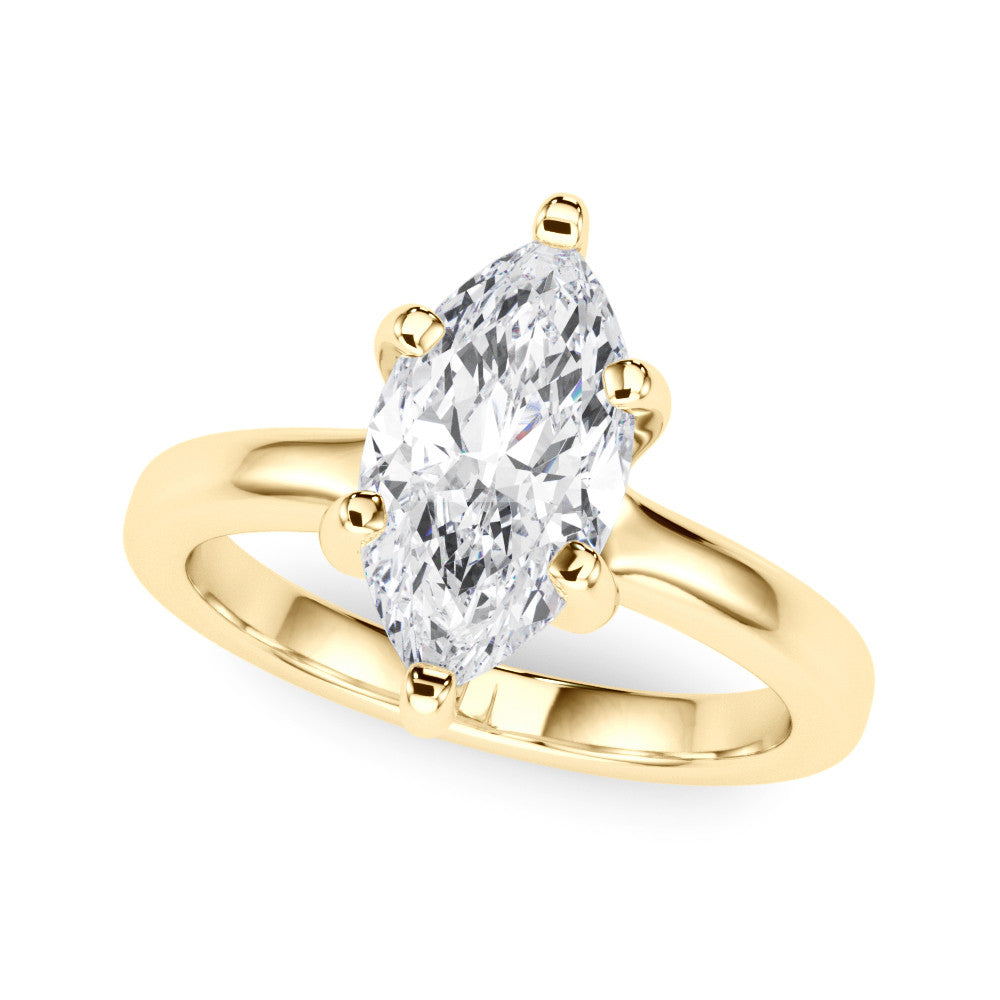 14K Gold Lab-Grown Diamond Marquise [1.11ctw] Engagement Ring